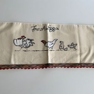 KITCHEN TEA TOWEL FRESH EGGS